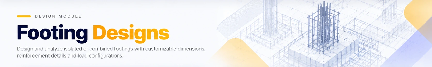 Footing Designs Module Banner