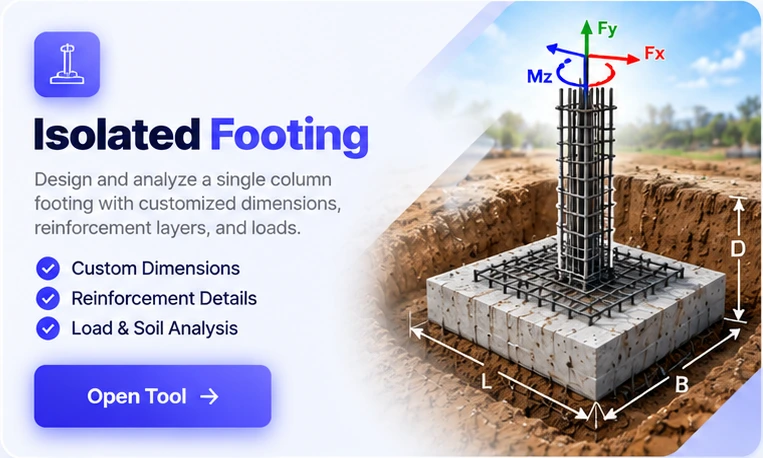 Isolated Footing Module